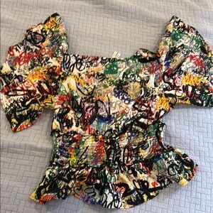 Live 4 Truth Abstract Print Women's Top